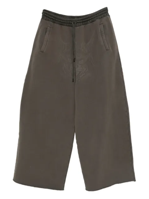 LỰU ĐẠN Bontan raw-cut fleece track pants