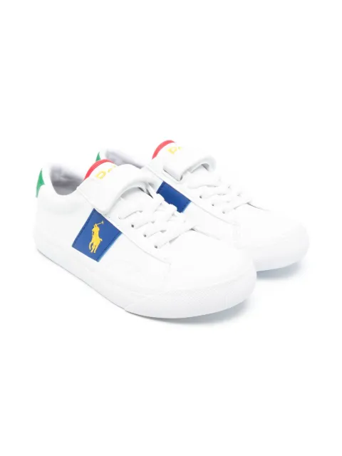 POLO RALPH LAUREN KIDS Polo Pony-embroidered sneakers