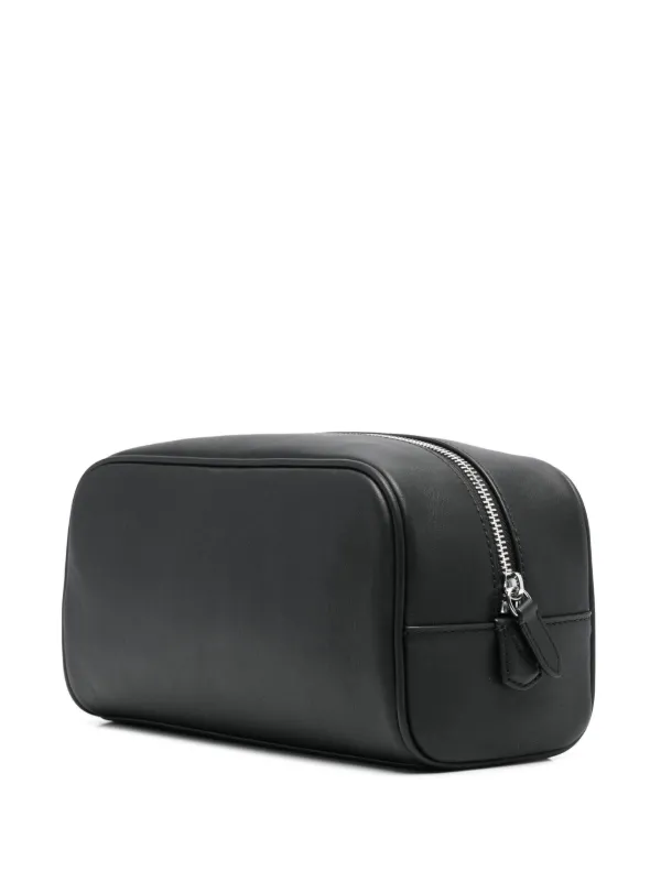 Polo Ralph Lauren レザー トラベルポーチ | ブラック | FARFETCH JP