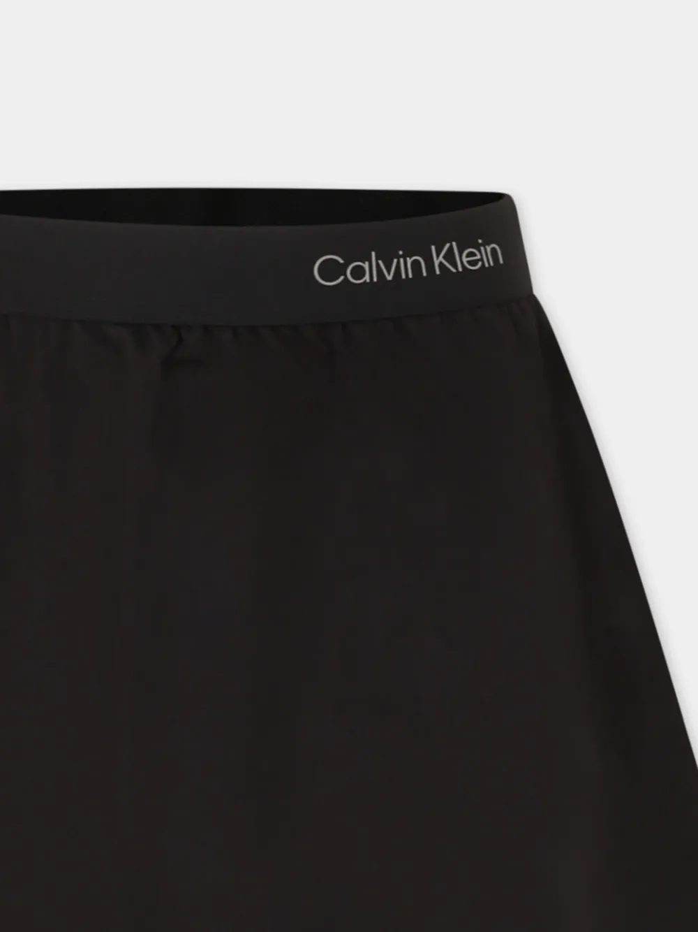 Calvin Klein Kids Rok met logoband Zwart