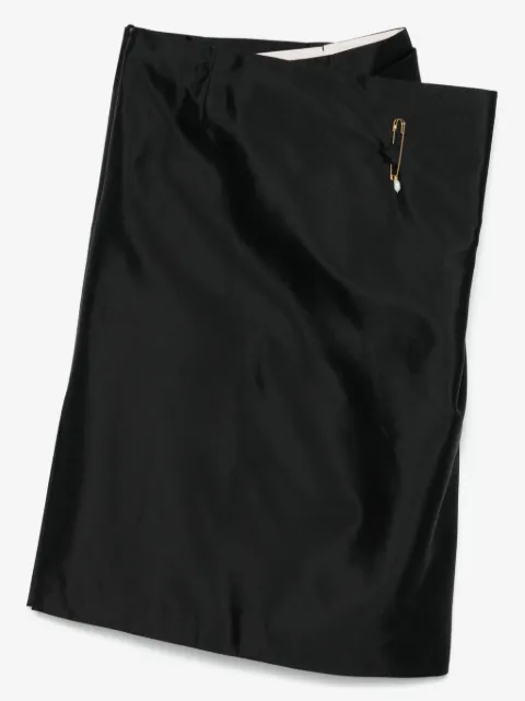 Carven Fold Front midi skirt