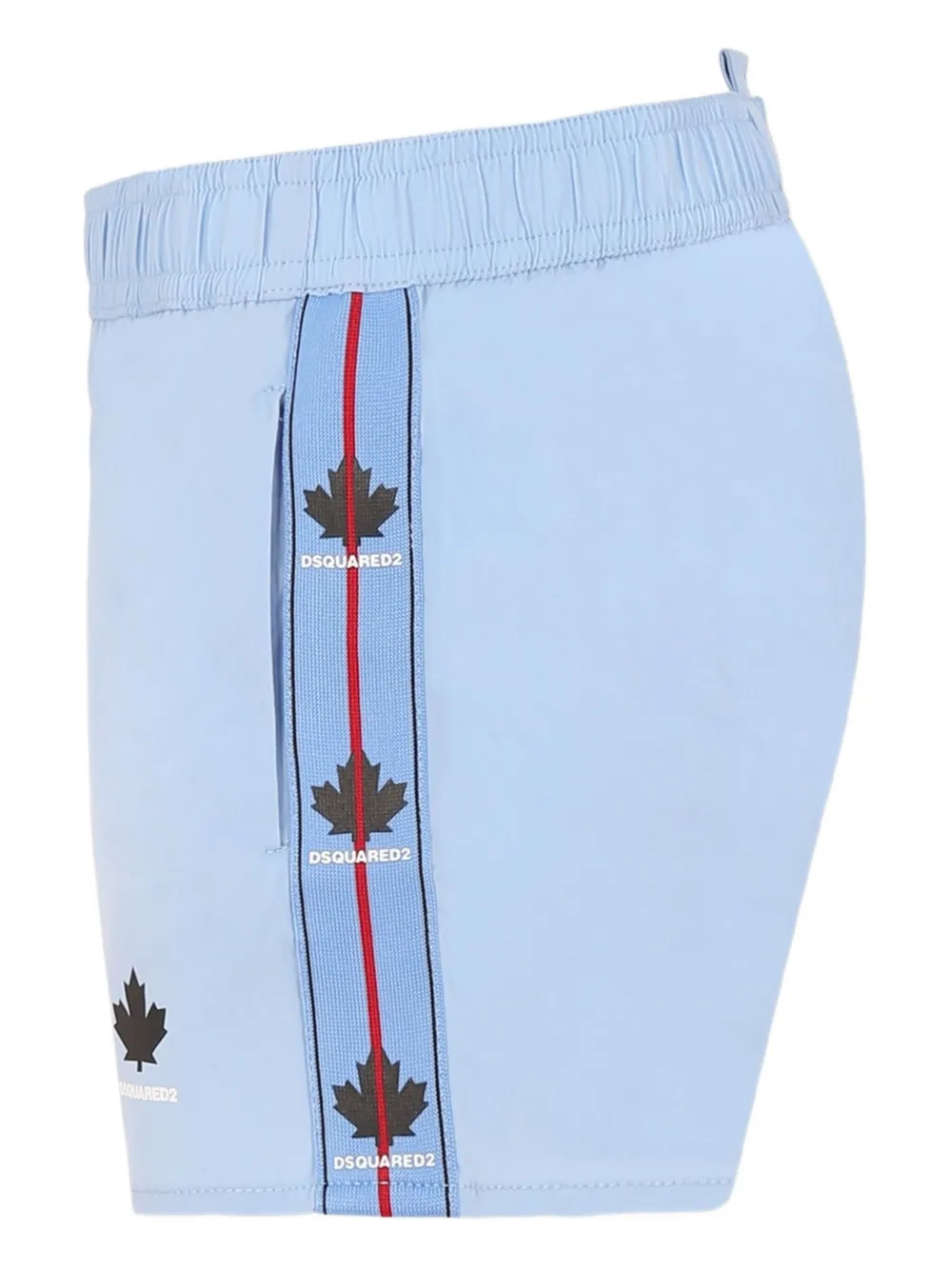 DSQUARED2 KIDS Zwembroek met logoband Blauw