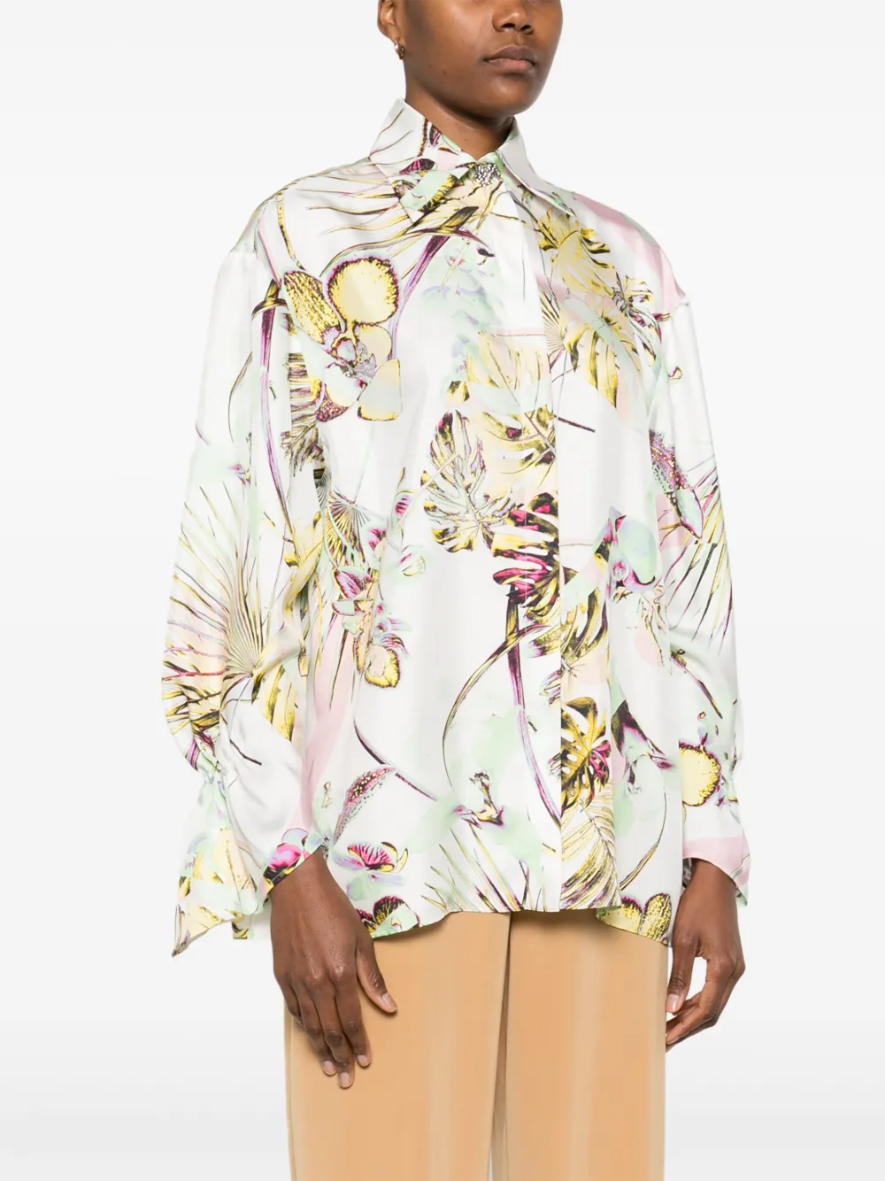 GENNY FLORAL-PRINT SHIRT 