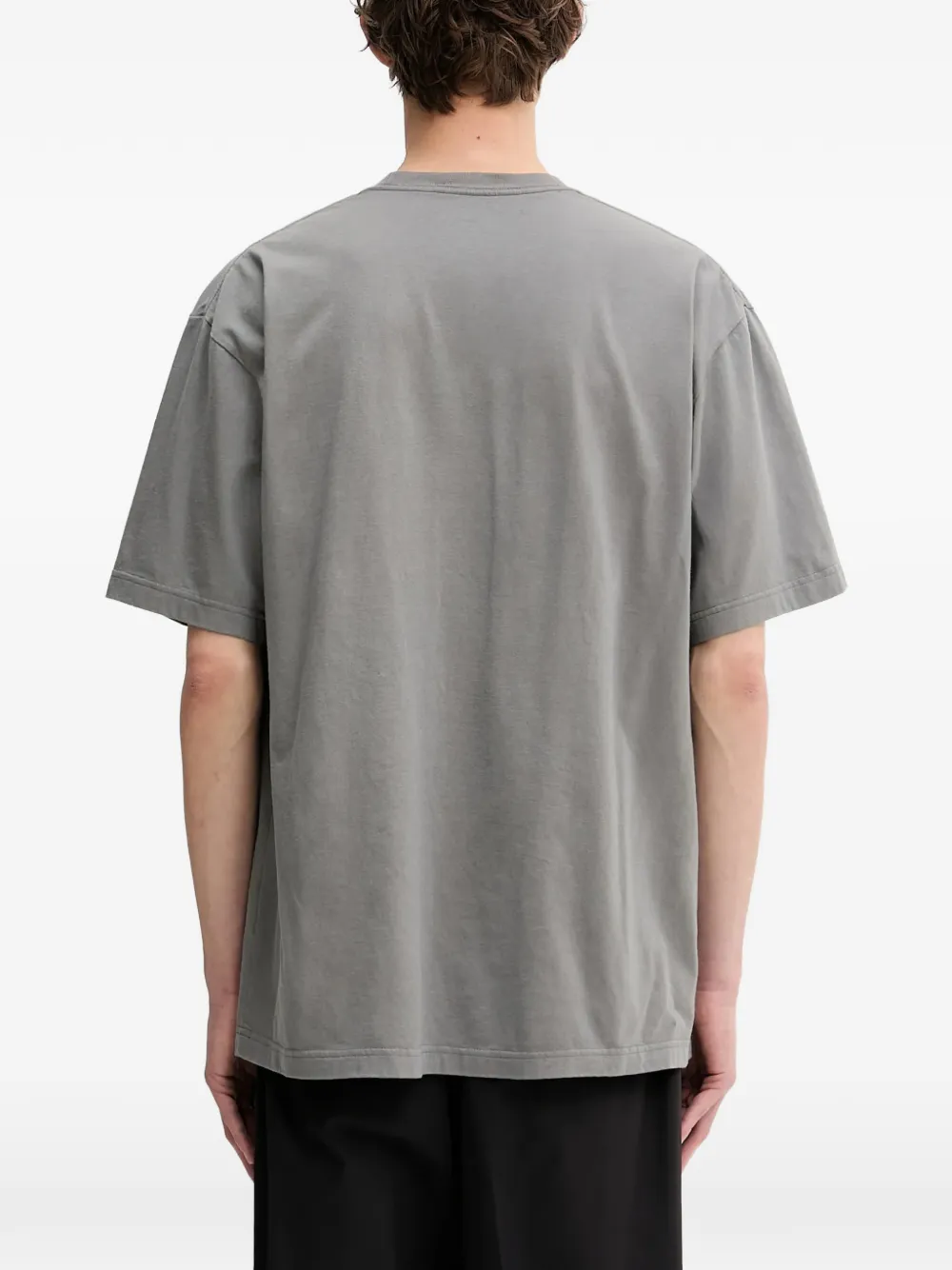 Neighborhood T-shirt met tekst Grijs