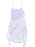 Charles Jeffrey Loverboy Hug cotton dress - Blue