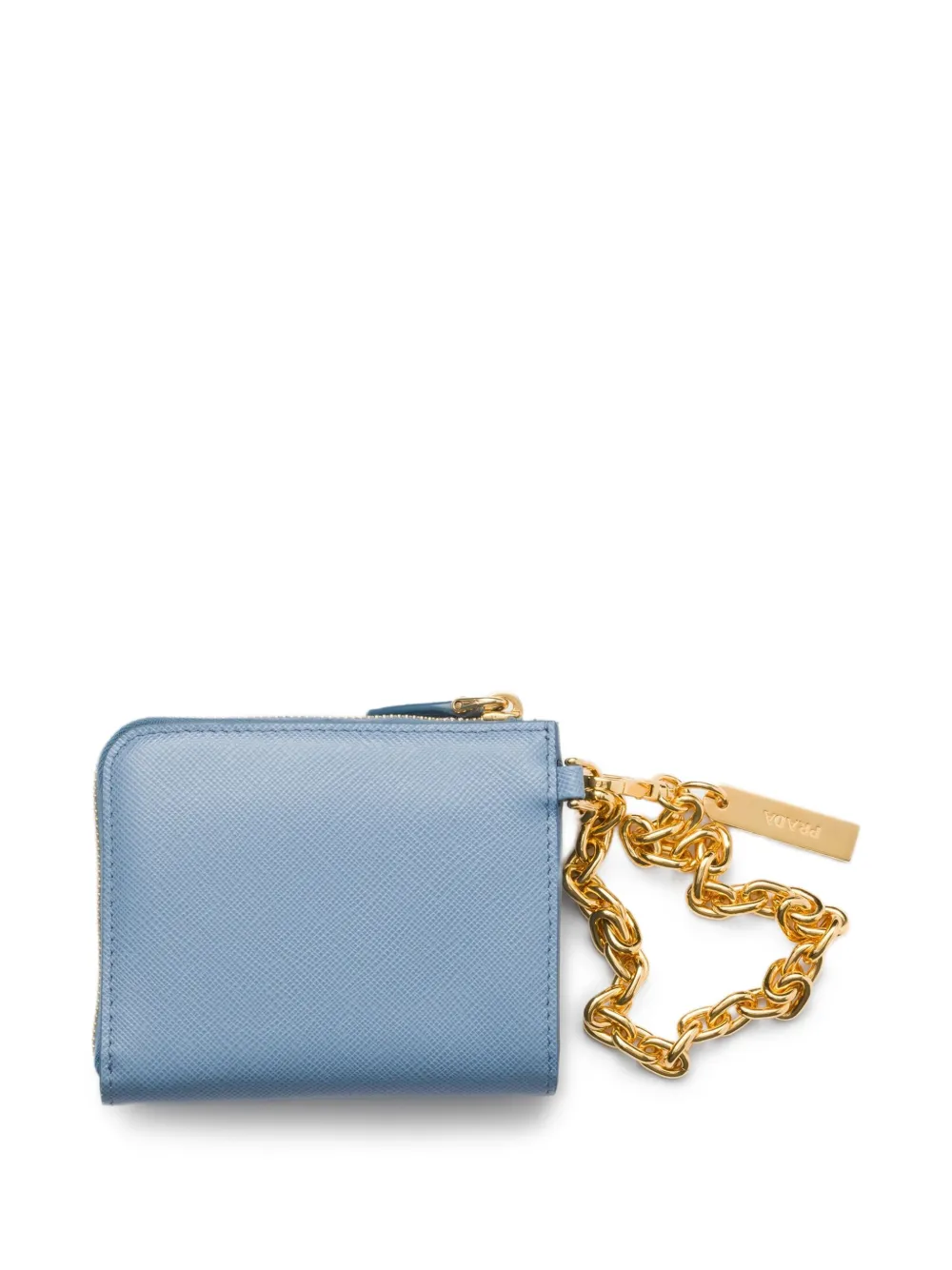 Prada Portemonnee van saffiano leer - Blauw