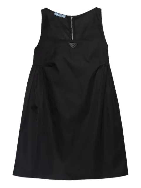 Prada triangle-logo mini dress