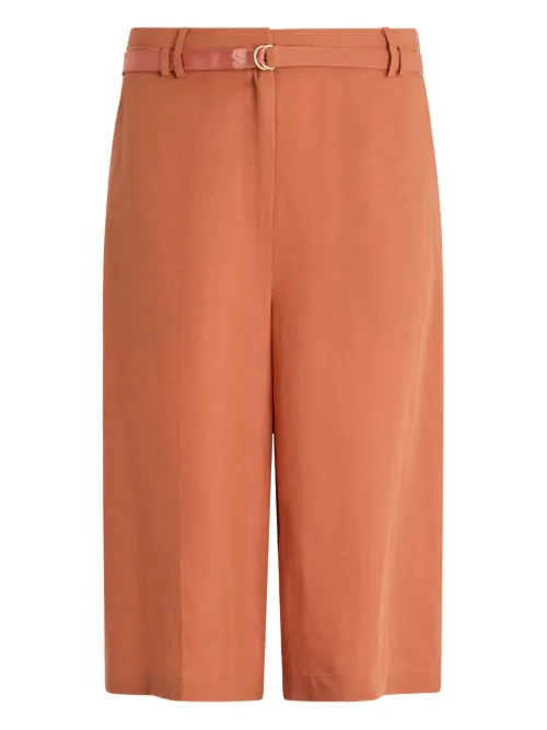 LIU JO bermuda en lin - Orange - LIU JO - Modalova