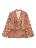 Pierre-Louis Mascia Fancy blazer - Brown