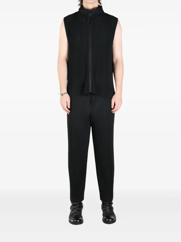 トップス Issey Miyake Homme Plisse vest HOMME PLISSÉ ISSEY MIYAKE Pleats May Vest Warm Gray – LESS 17