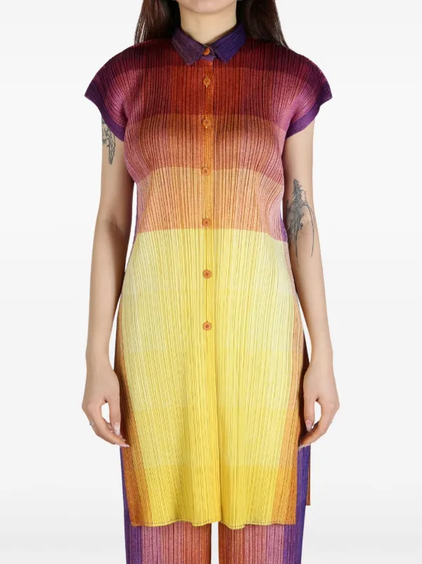 Pleats Please Issey Miyake Photon Shirt | イエロー | FARFETCH JP