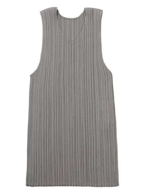 Pleats Please Issey Miyake pleated tank top