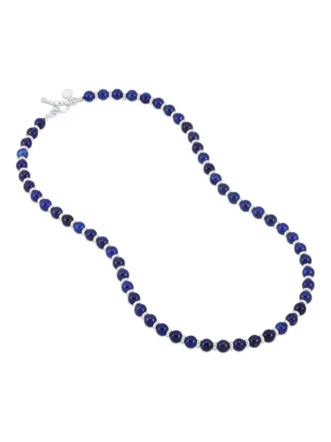 DOWER AND HALL Halo lapis-lazuli beaded necklace
