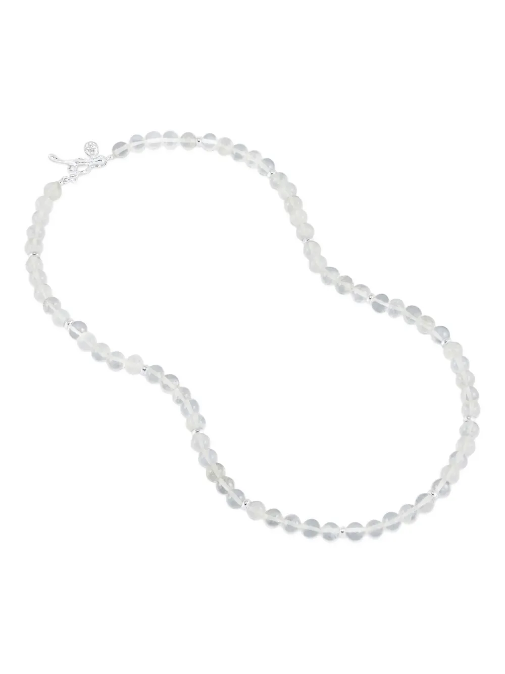 DOWER AND HALL Rock beaded crystal necklace | Silver | Image 1