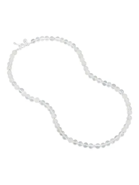 DOWER AND HALL Rock beaded crystal necklace