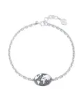 DOWER AND HALL One World chain bracelet - Silver