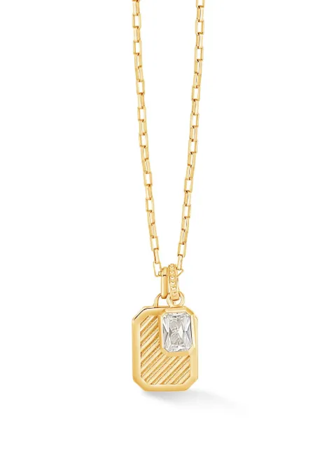 DOWER AND HALL Octagon Humbug paperclip necklace