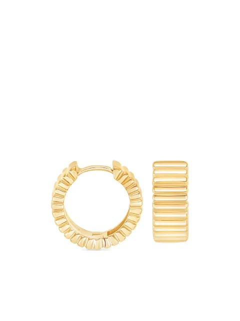 DOWER AND HALL single large Humbug hoop earring