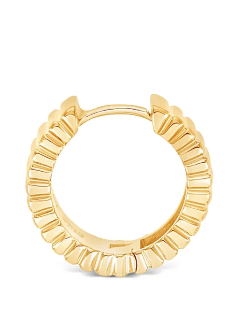 DOWER AND HALL single large Humbug hoop earring