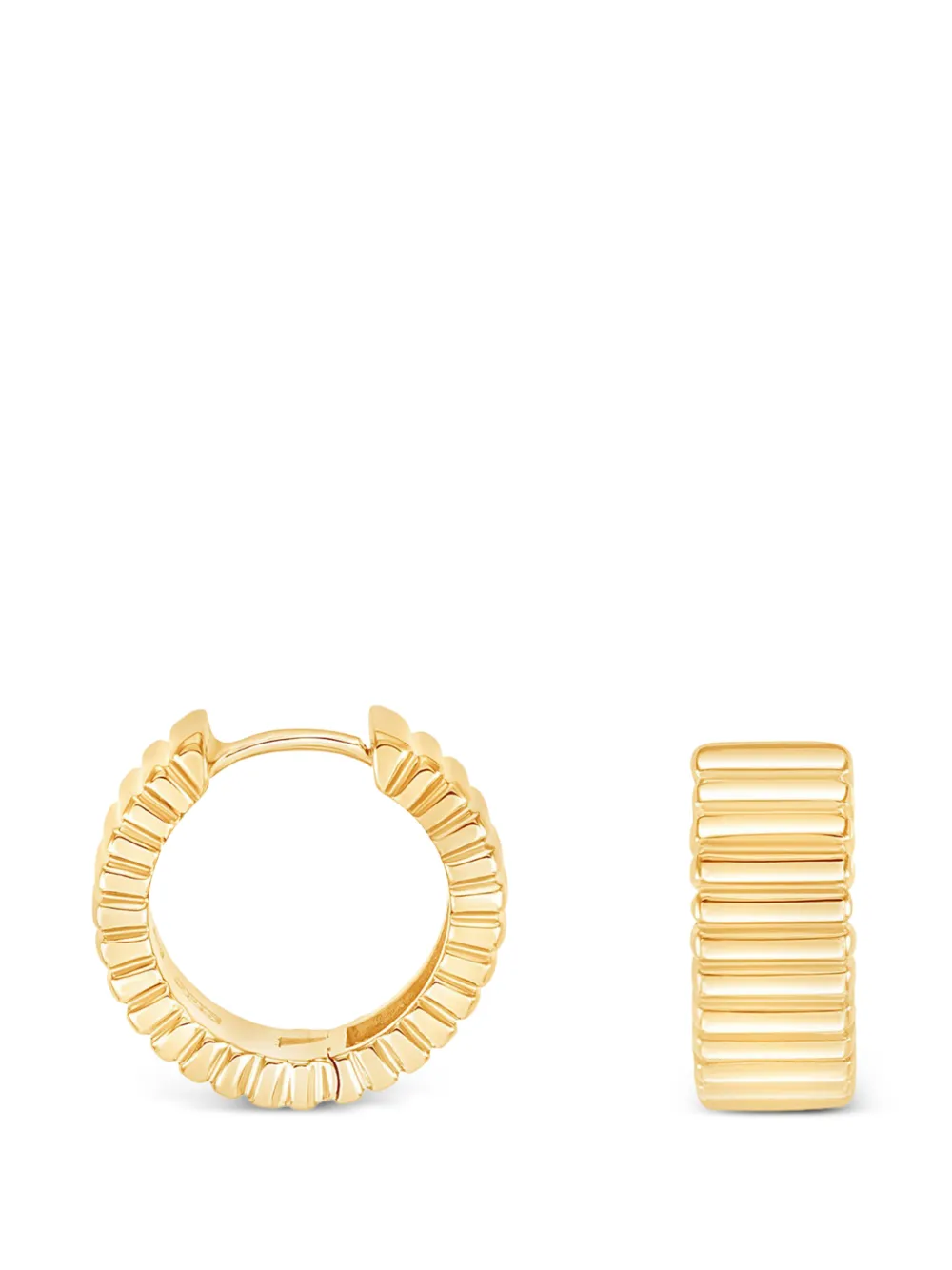  Dower And Hall Single Large Humbug Hoop Earring - Gold 