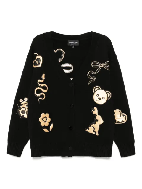 Cynthia Rowley playful patchwork cardigan