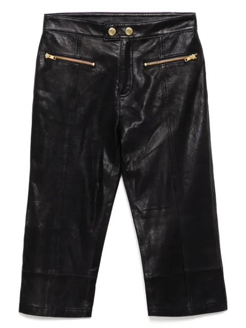 Cynthia Rowley pantalones corto Downtown de piel