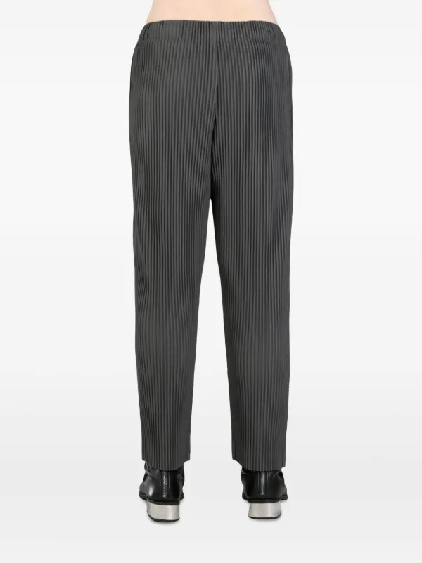 Homme Plissé Issey Miyake Pleated Trousers | Grey | FARFETCH