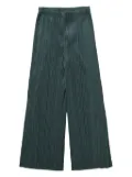 Pleats Please Issey Miyake wide-leg trousers - Green