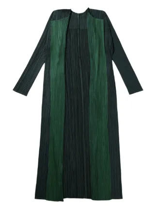 Pleats Please Issey Miyake Merry Bicolor | グリーン | FARFETCH JP