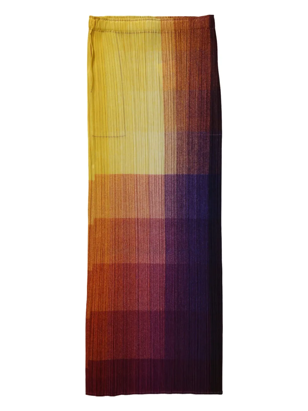 Shop Issey Miyake Photon Skirt In Gelb