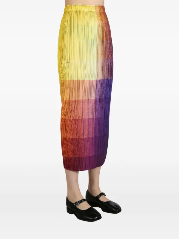 イッセイミヤケPLEATS PLEASE スカート PLEATS PLEASE ISSEY MIYAKE - PLEATS PLEASE EFFICIENT SQUARE