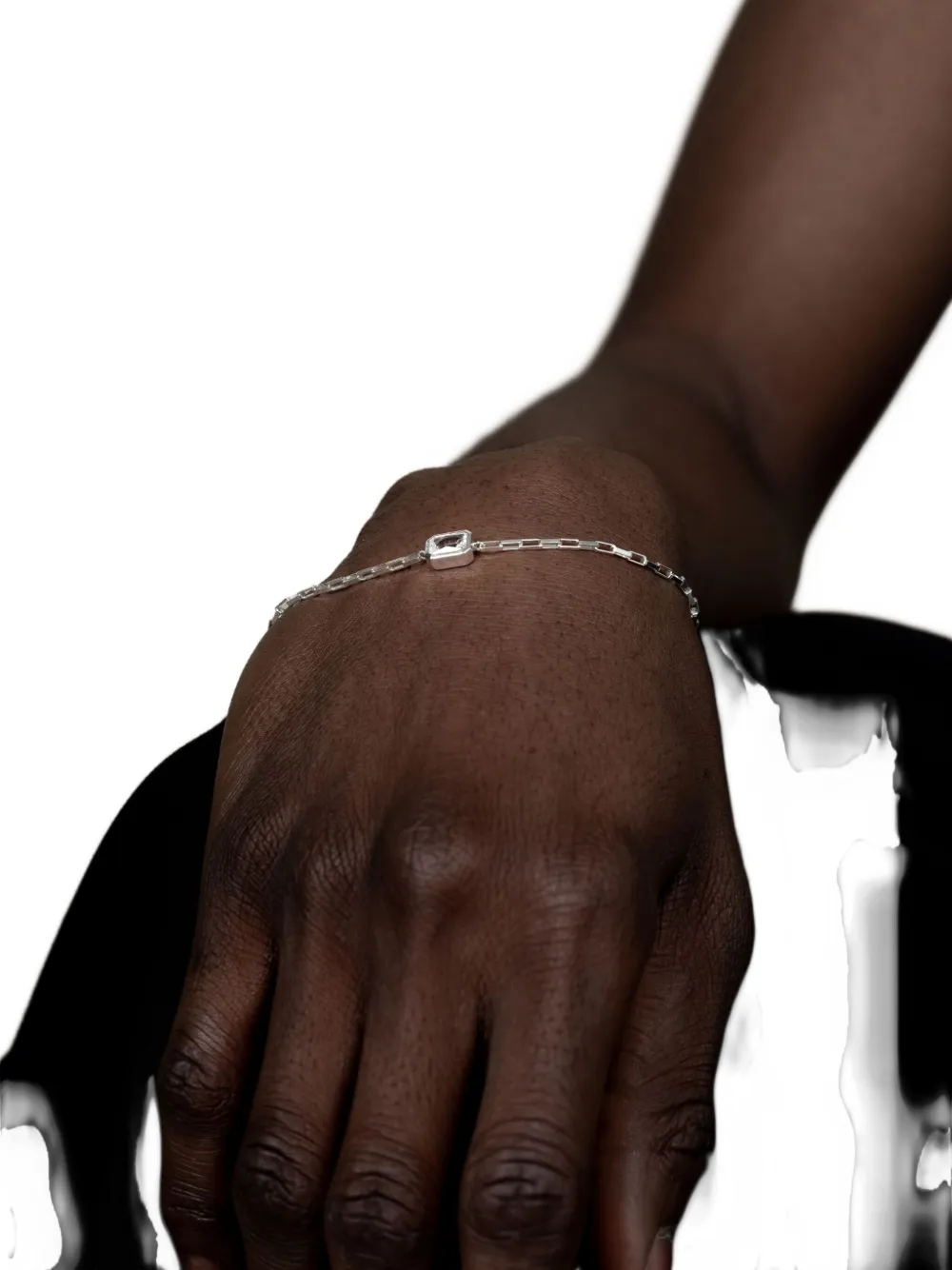 Dower & Hall Octagon Humbug Paperclip Bracelet