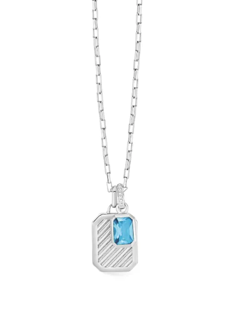 DOWER AND HALL Octagon Humbug Paperclip necklace