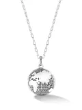 DOWER AND HALL One World talisman necklace - Silver