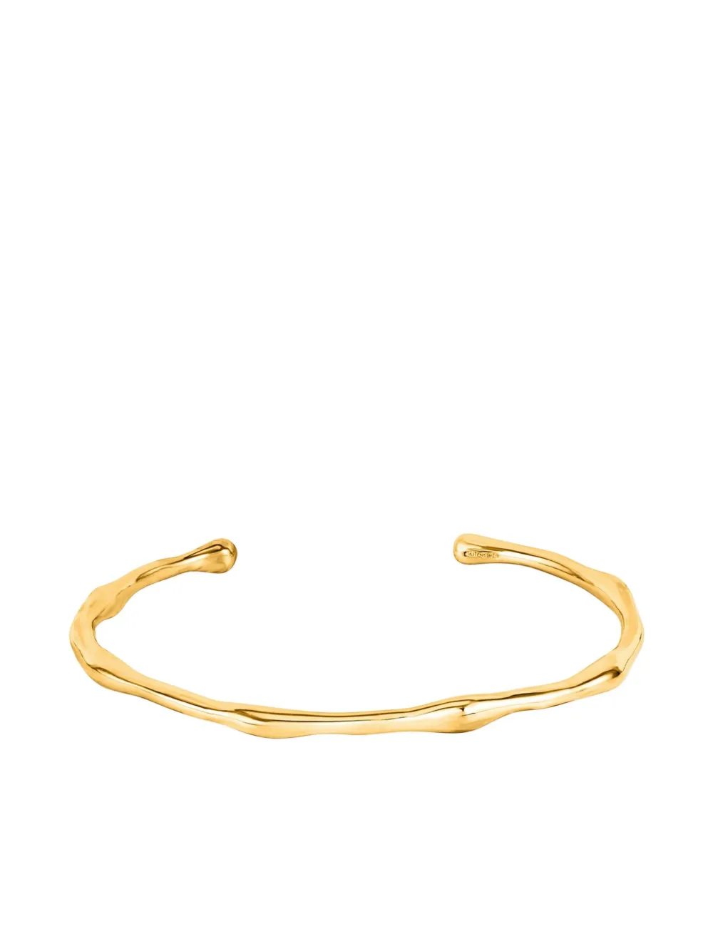 DOWER AND HALL textured cuff bracelet | Gold | Image 1