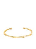 DOWER AND HALL textured cuff bracelet - Gold