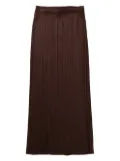 Pleats Please Issey Miyake pleated skirt - Brown