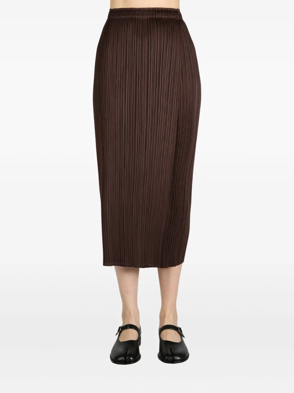 pleatspleaseisseymiyake Pleats Please Issey Miyake pleated skirt - Bruin