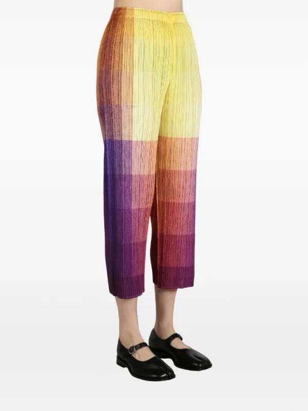 Pleats Please Issey Miyake Photon Trousers | イエロー | FARFETCH JP