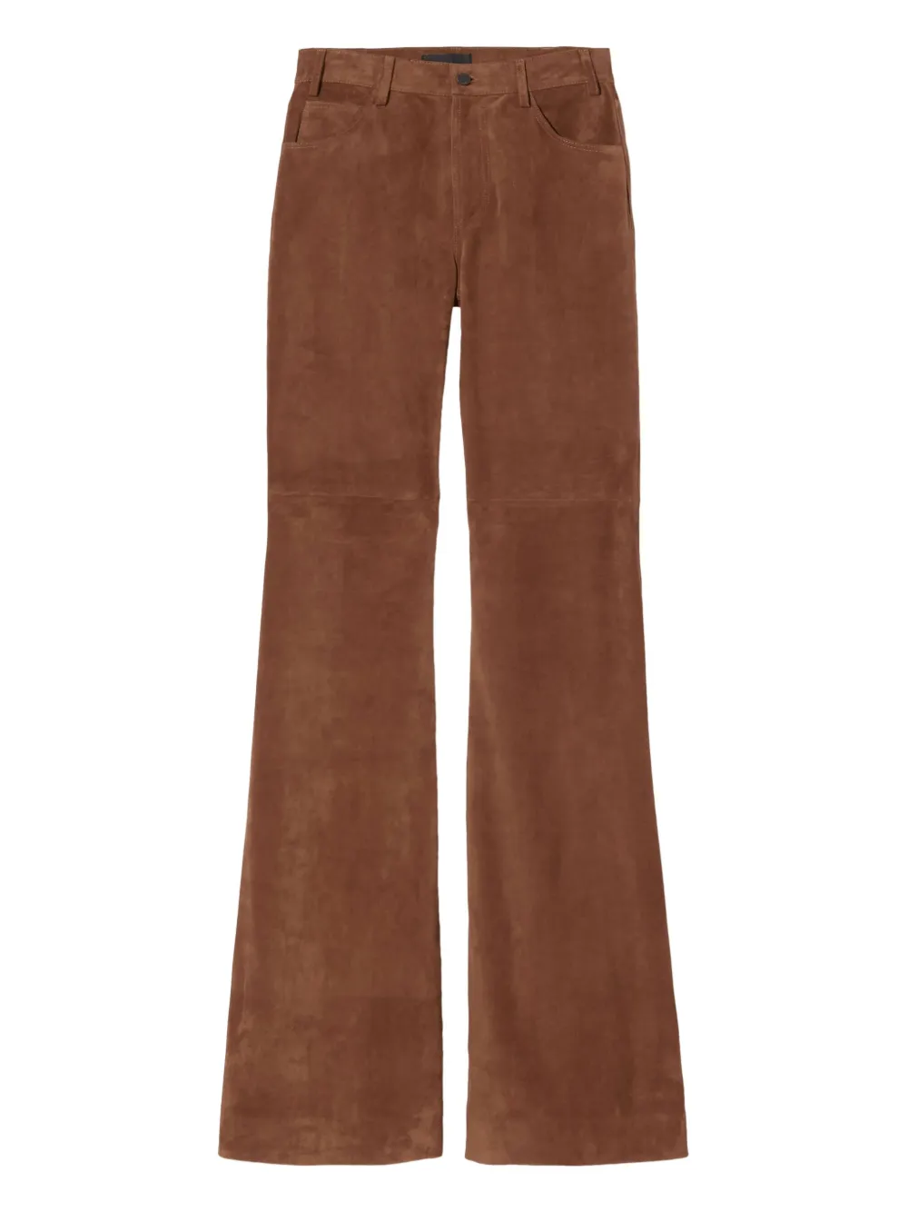 Roe flared suede trousers
