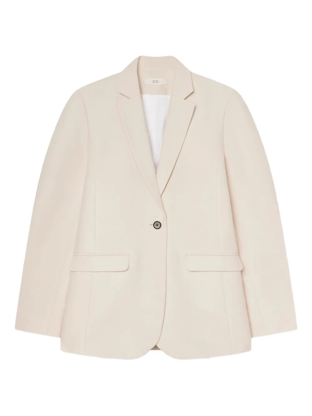 Co notched-lapel pocket blazer - Toni neutri