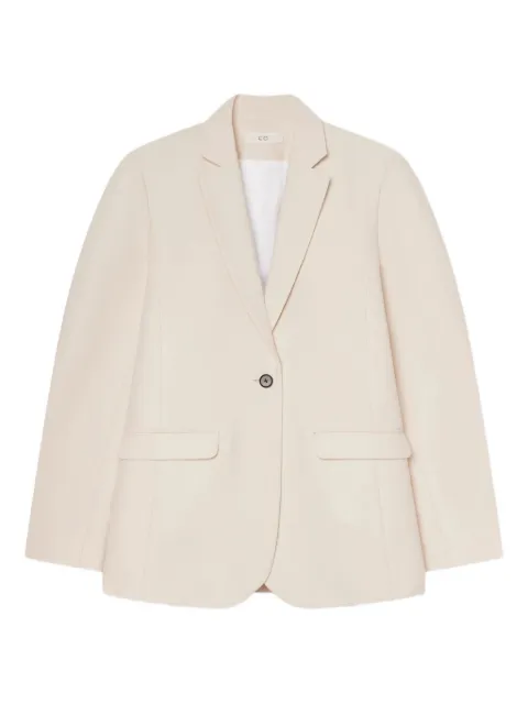 Co notched-lapel pocket blazer