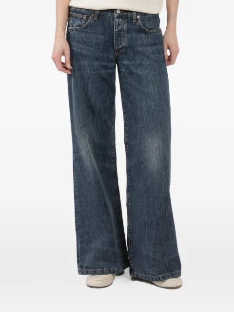 Jeanerica jeans acampanados con tiro bajo