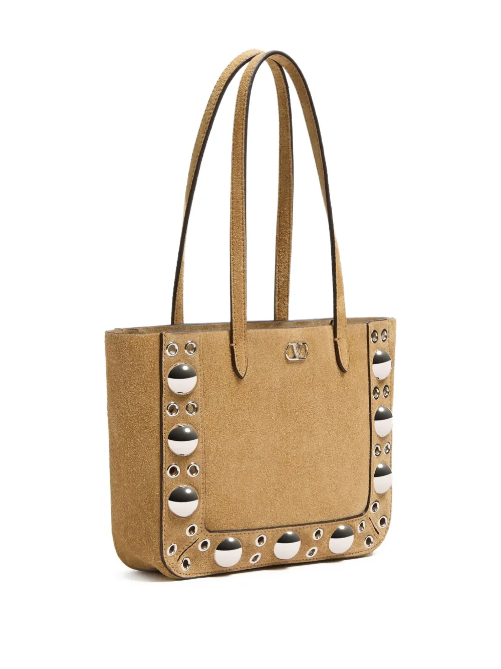 Valentino Garavani Nellcôte mini-shopper Beige