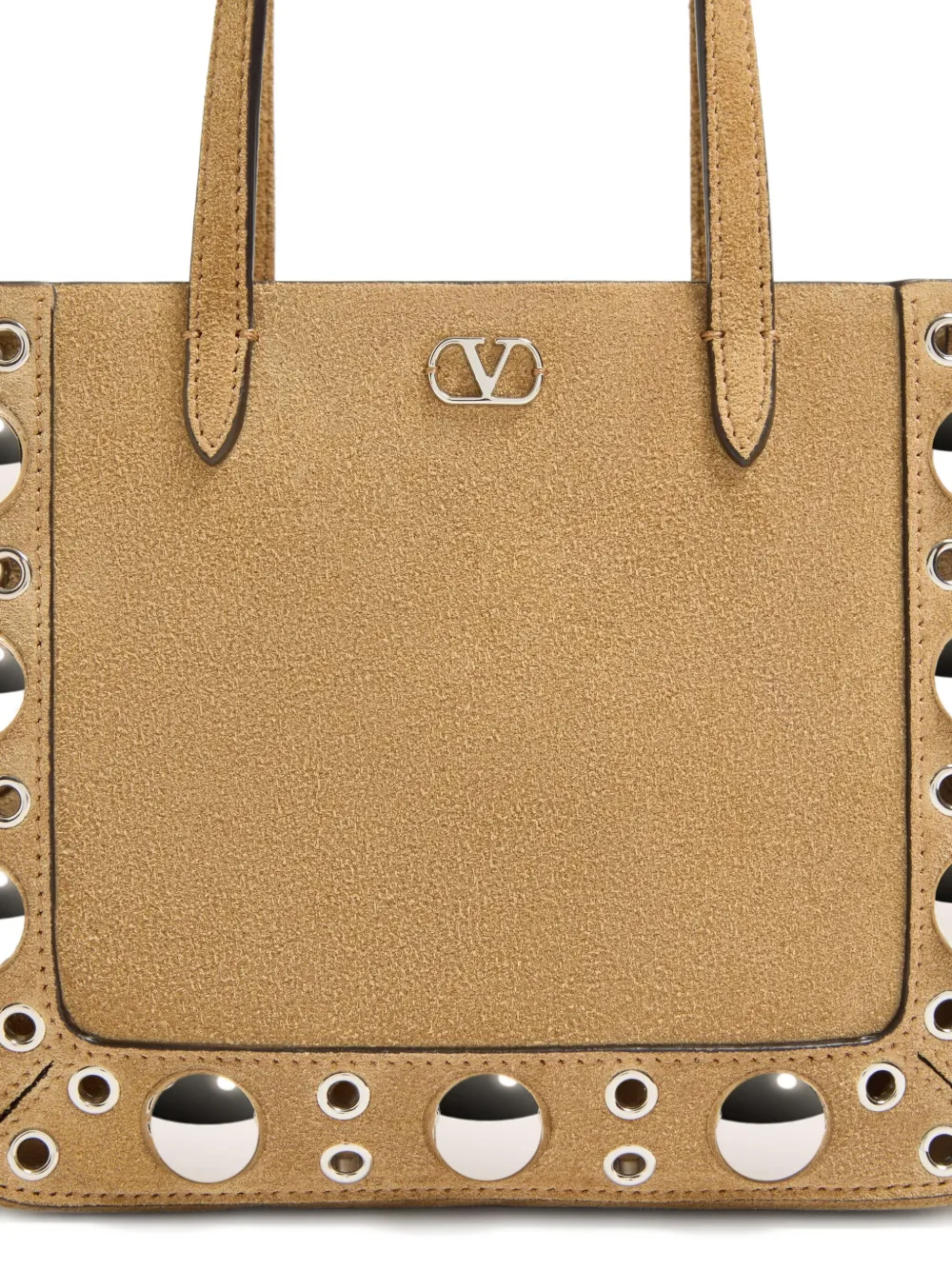 Valentino Garavani Nellcôte mini-shopper Beige