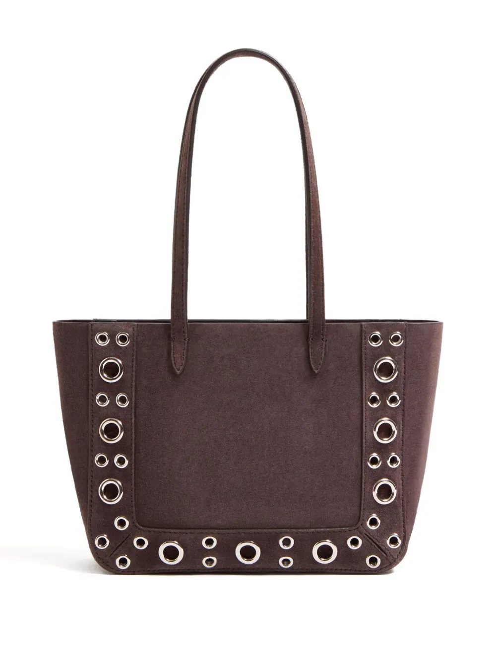 Valentino Garavani NELLCÔTE MINI EMBROIDERED SHOPPING BAG - Bruin