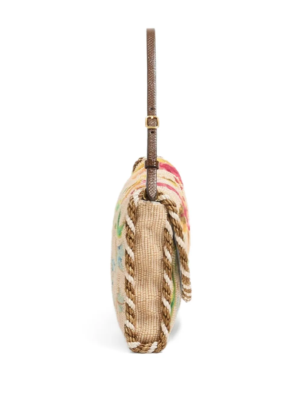 Valentino Garavani VLogo clutch Beige