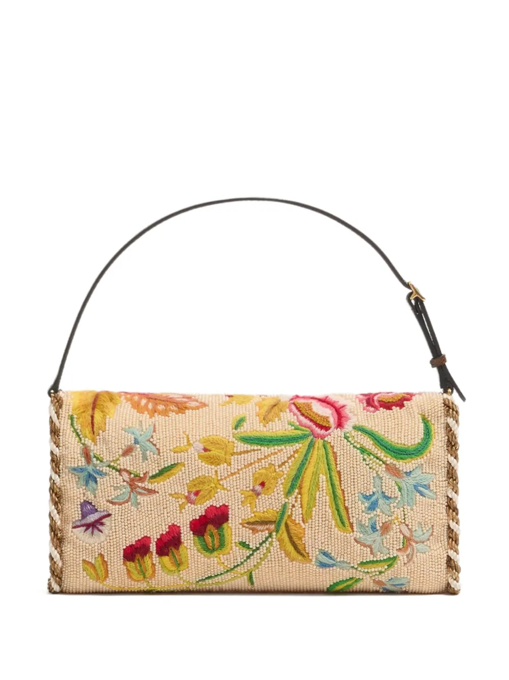 Valentino Garavani VLogo clutch Beige