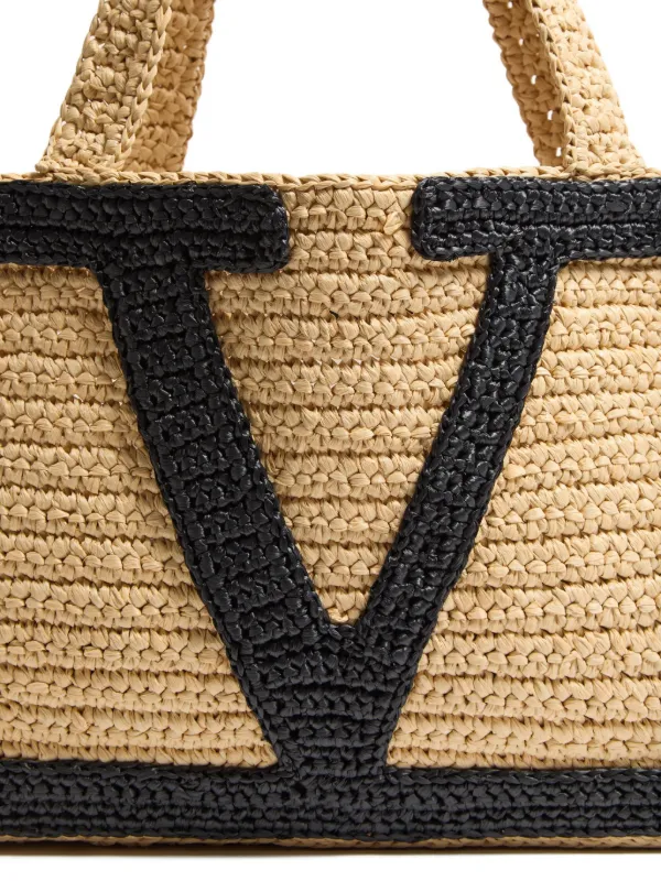 ★VALENTINO★ Garavani Viva Superstar Small raffia tote bag 29463772_58553125_600.jpg
