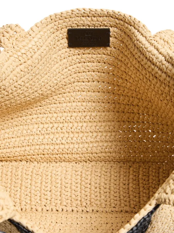 ★VALENTINO★ Garavani Viva Superstar Small raffia tote bag 29463772_58553125_600.jpg